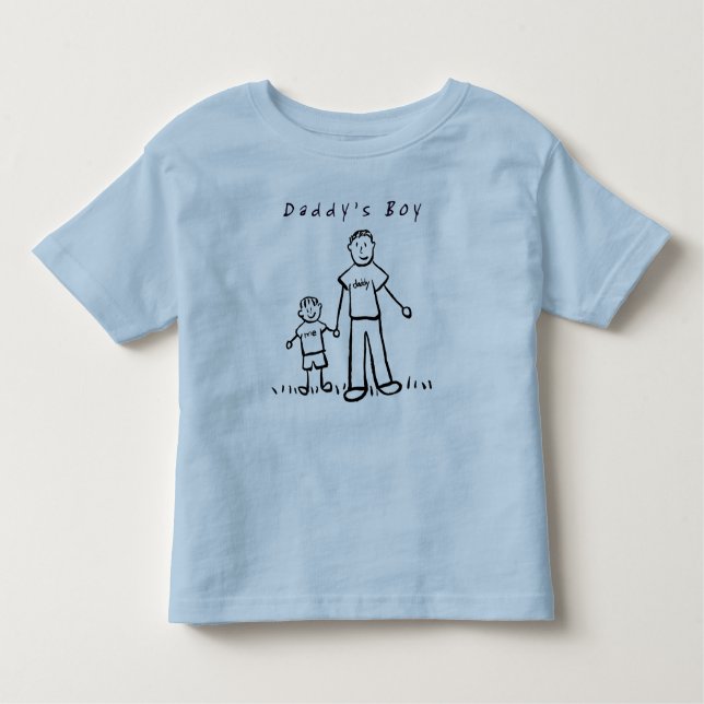 Daddy's Little Boy T-Shirt (Drawing) (Front)