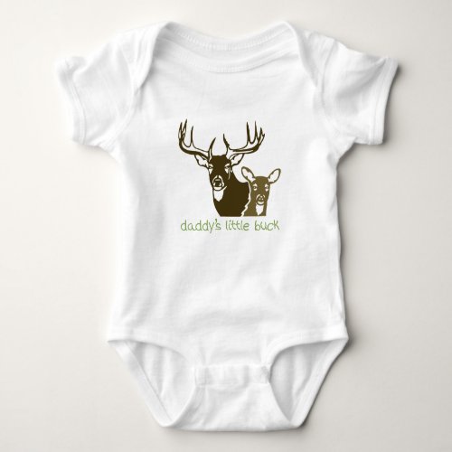 Daddys Little Buck Baby Bodysuit