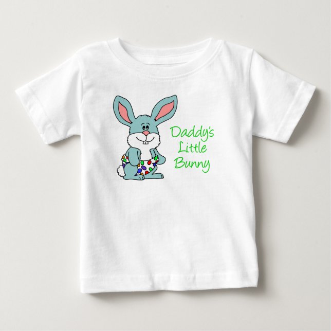 Daddy's Little Bunny Baby T-Shirt (Front)