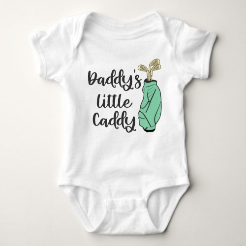 Daddys Little Caddy Baby Bodysuit