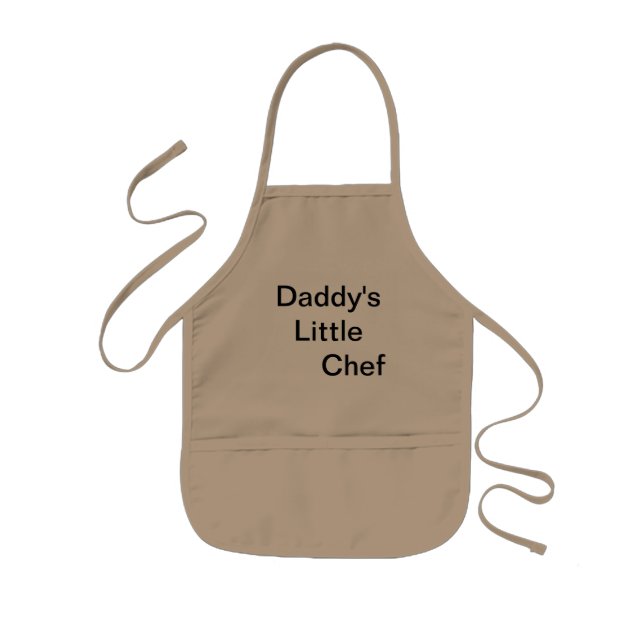 Daddy's Little       Chef Kids' Apron (Front)