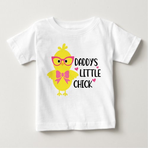 Daddys Little Chick Toddler Easter Baby T_Shirt