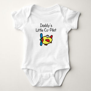 Daddy's Little Co-pilot Baby Bodysuit