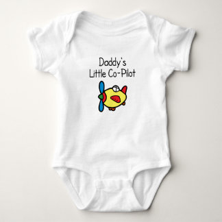 Daddy's Little Co-pilot Baby Bodysuit