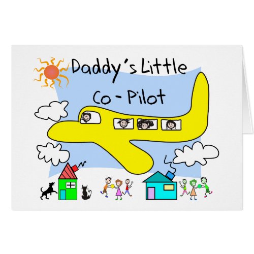 Daddys Little Co_Pilot Kids T_Shirts