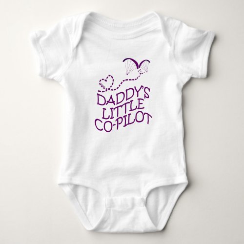 Daddys Little Co_Pilot Paragliding Baby Bodysuit