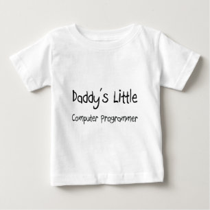 Daddy's Little Computer Programmer Baby T-Shirt
