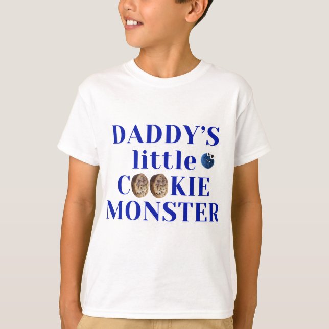 Daddy's Little Cookie Monster T-Shirt (Front)