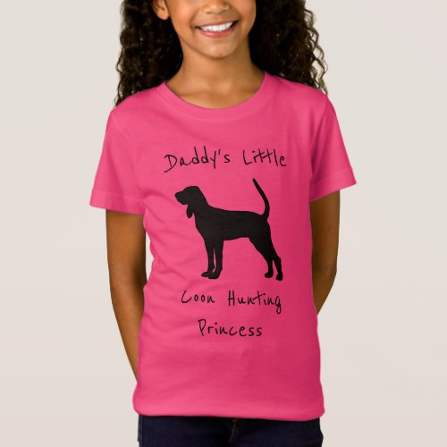 Daddys Little Coon Hunting Princess T_Shirt