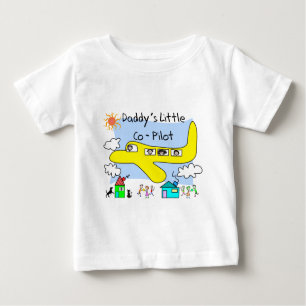 "Daddy's Little Copilot" Kids T-Shirts