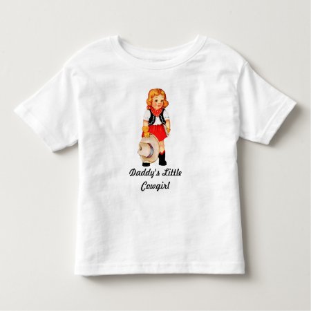 Daddy's Little Cowgirl Toddler T-shirt