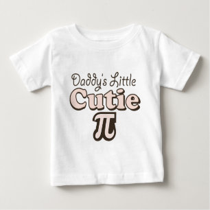 Daddy's Little Cutie Pi Infant Long Sleeve Tee
