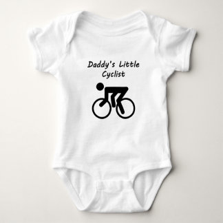 Daddy's Little Cyclist Baby Bodysuit