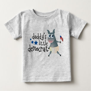 Daddy's Little Democrat Infant Wear Baby T-Shirt