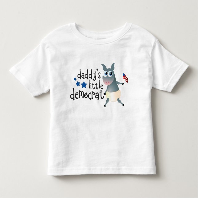 Daddy's Little Democrat Kids Tee (Front)