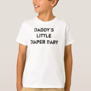 Daddy's Little Diaper Baby T-Shirt
