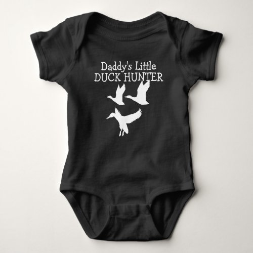 Daddys Little Duck Hunter Baby Bodysuit