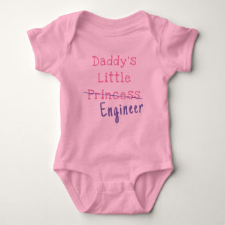 Daddy's Little Engineer Baby Bodysuit
