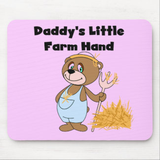 Daddy's Little Farm Hand Tshirts and Gifts Mouse Pad