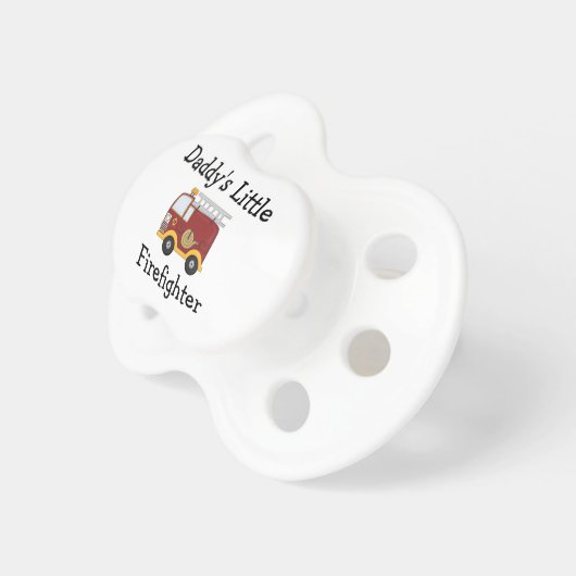 Daddy's Little Firefighter Pacifier (Front Right)