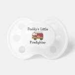 Daddy&#39;s Little Firefighter Pacifier at Zazzle