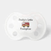 Daddy's Little Firefighter Pacifier (Front)