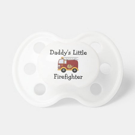 Daddy's Little Firefighter Pacifier