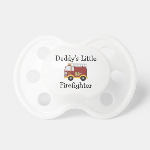 Daddys Little Firefighter Pacifier