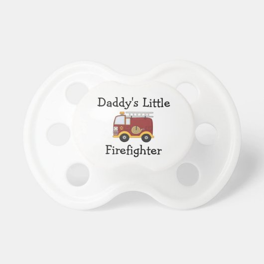 Daddy's Little Firefighter Pacifier (Front)