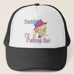 Daddy's Little Fishing Girl Trucker Hat