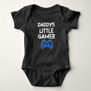 Daddy's Little Gamer funny baby boy shirt