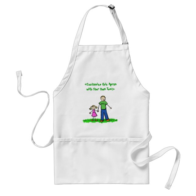Daddy's Little Girl Apron (Blond) (Front)