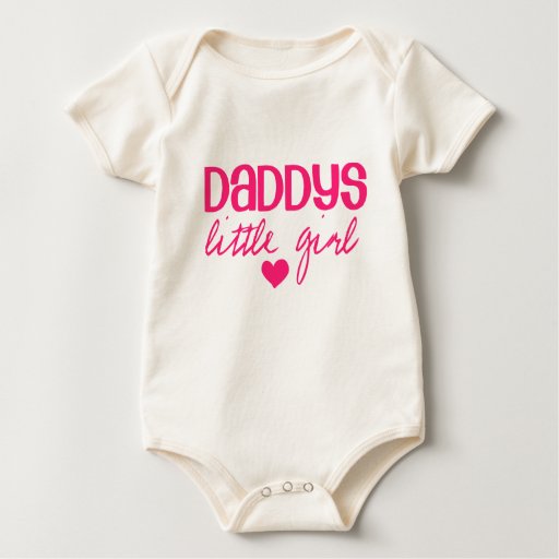 Daddys Little Girl Baby Bodysuit | Zazzle