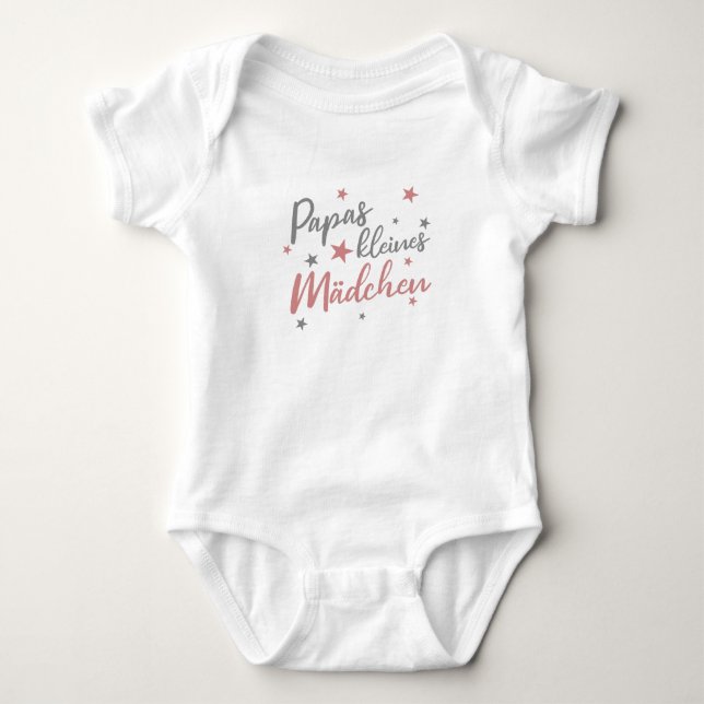 Daddy's Little Girl Baby Bodysuit (Front)