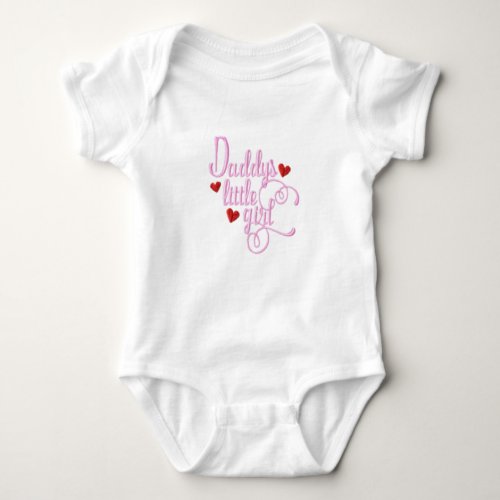 Daddys Little Girl Baby Fine Jersey Bodysuit Baby Bodysuit