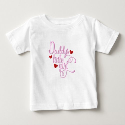 Daddys Little Girl Baby Fine Jersey T_Shirt Baby T_Shirt