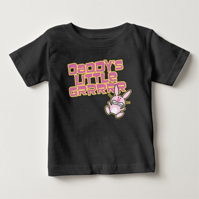 Daddy's Little Girl Baby T-Shirt (Front)