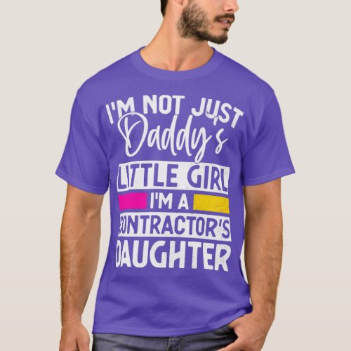 Daddys Little Girl Contractor Daughter Gag Gift  T_Shirt