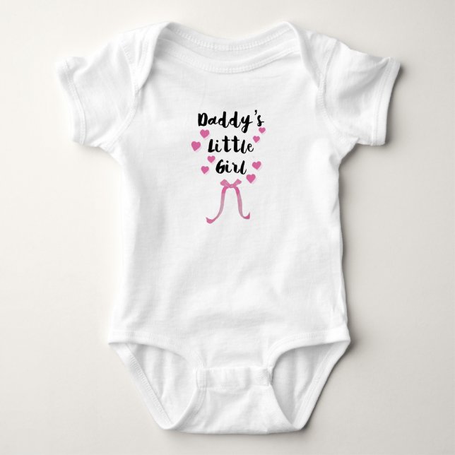 Daddy's Little Girl // Cute Father's Day Baby Bodysuit (Front)