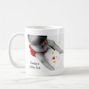 Daddys Little Girl I Love You Dad I Heart U Coffee Mug