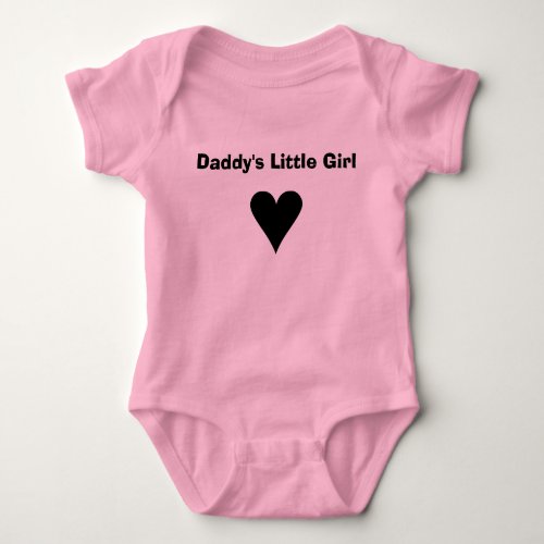 Daddys Little Girl Jersey Body Suit 6 Months Baby Bodysuit