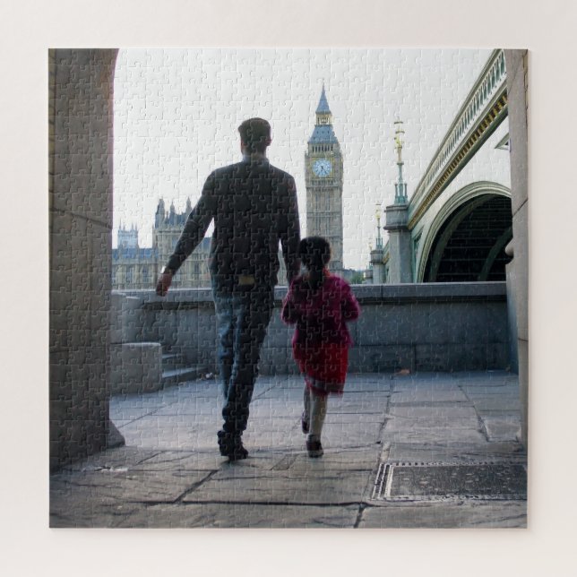 Daddy's Little Girl - London - 20x20 - 676 pcs Jigsaw Puzzle (Vertical)