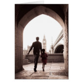 Daddy's Little Girl - London - Big Ben Card (Front)