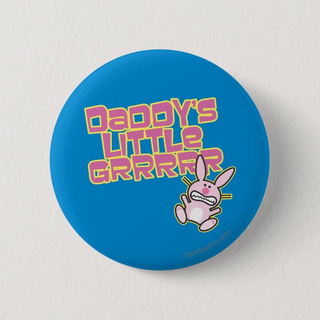 Daddy's Little Girl Pinback Button (Front)