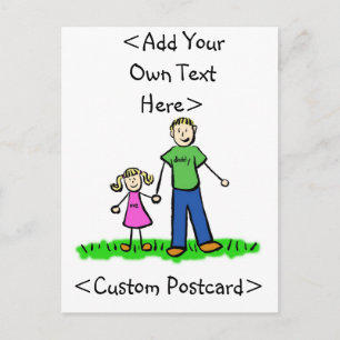 Daddy's Little Girl Postcard (Blond)