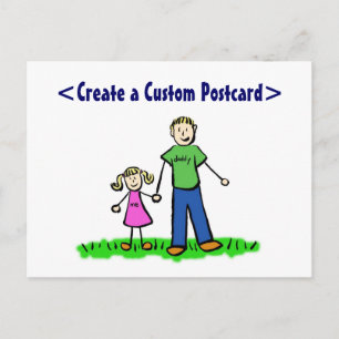 Daddy's Little Girl Postcard (Blond)