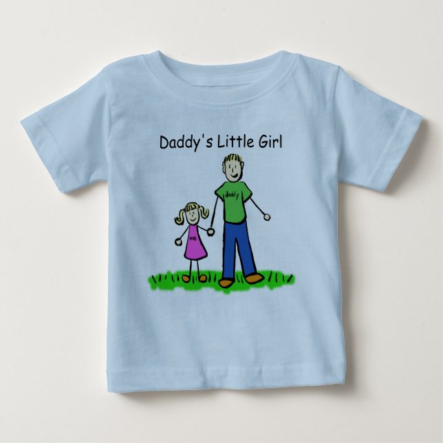 Daddy's Little Girl Shirt (Blond Customize) (Front)