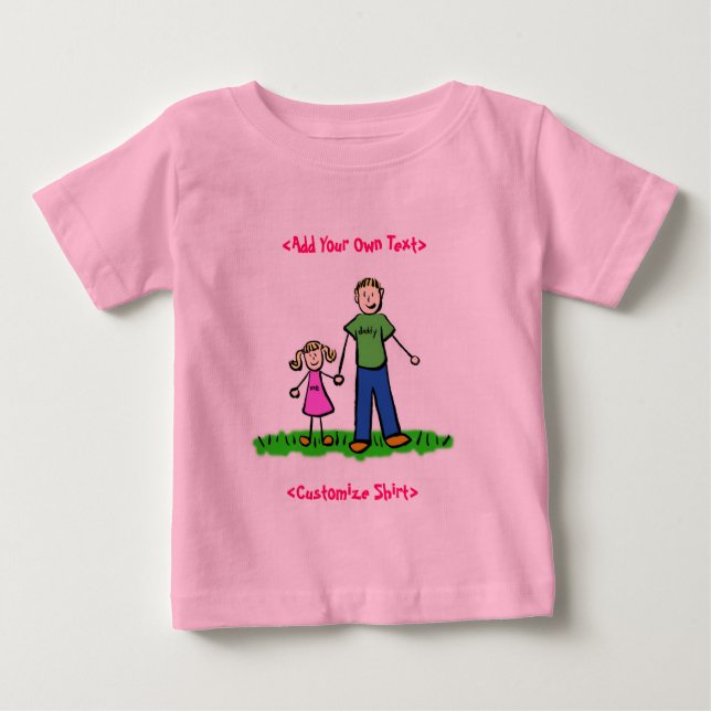 Daddy's Little Girl T-Shirt (Blond) (Front)