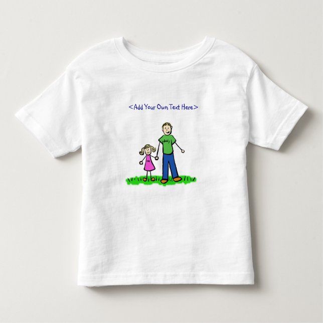 Daddy's Little Girl T-Shirt (Blond) (Front)
