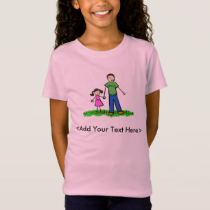 Daddy's Little Girl T-Shirt (Brunette)